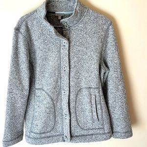 Talbots sweatshirt jacket